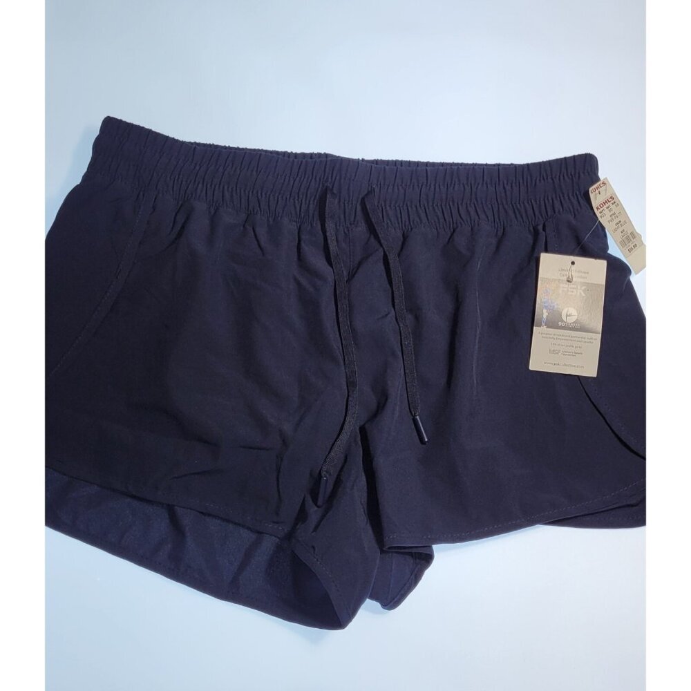 90 Degree PSK Collective 2 in 1 Womens L Shorts Navyblue  Limited Edition